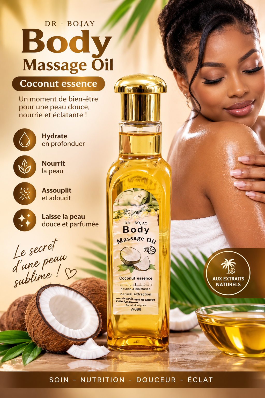 BODY MASSAGE OIL 180ML